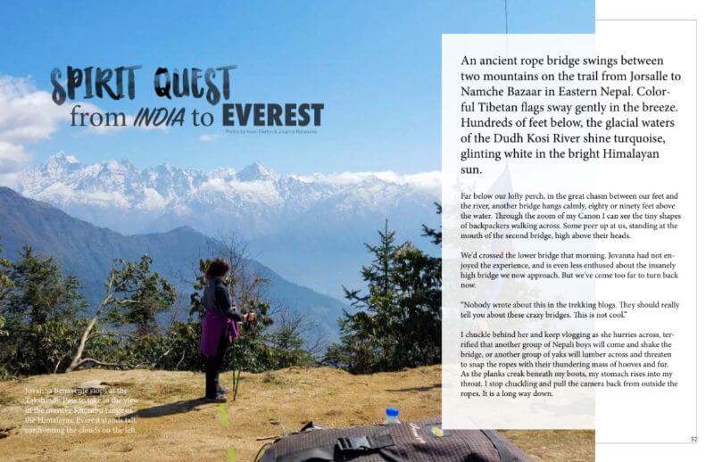 meditation magazine travel article